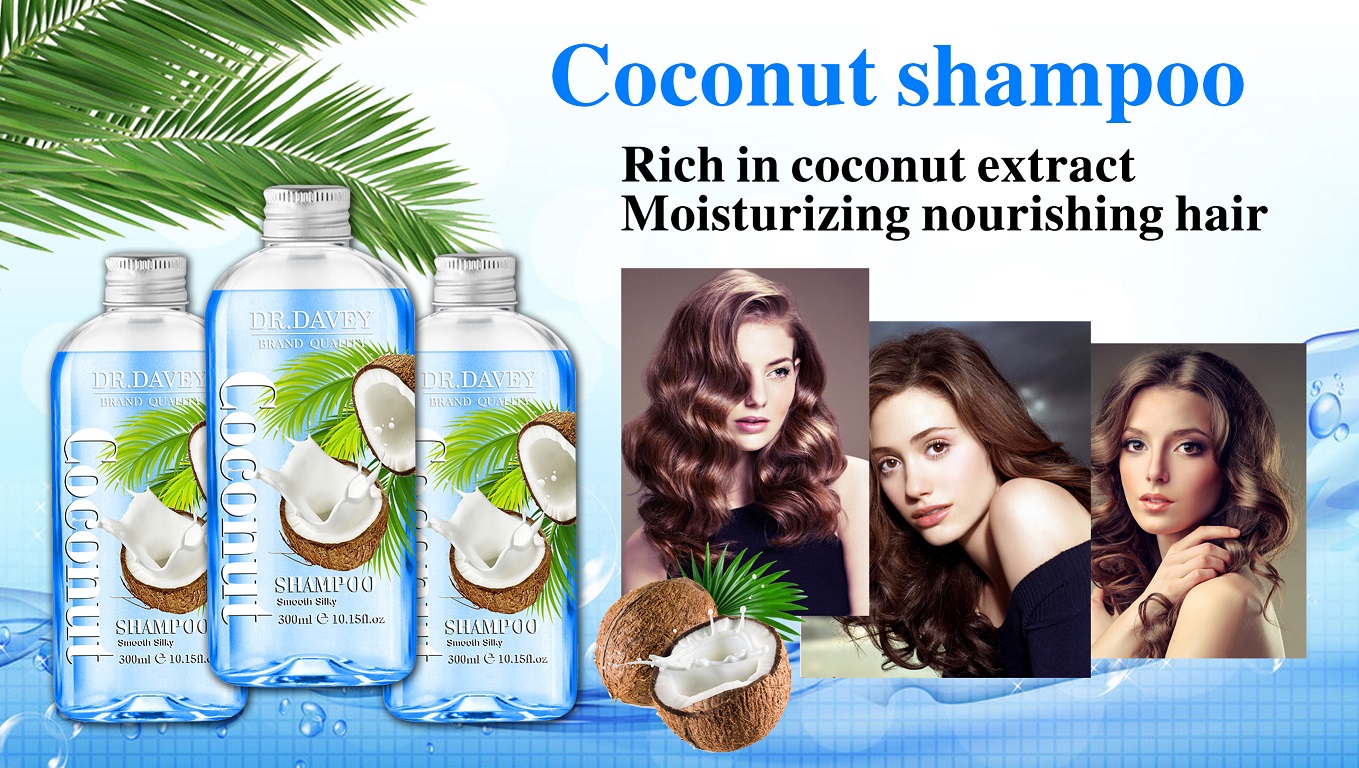 Dv.davey Brand Quality Coconut Shampoo Smooth Silky