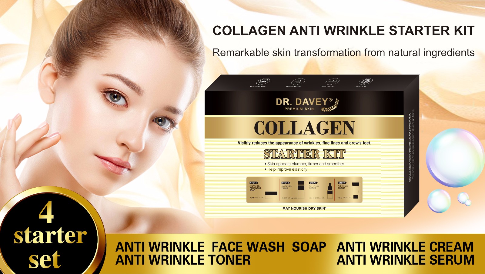 Collagen Facial Skin Care Kit