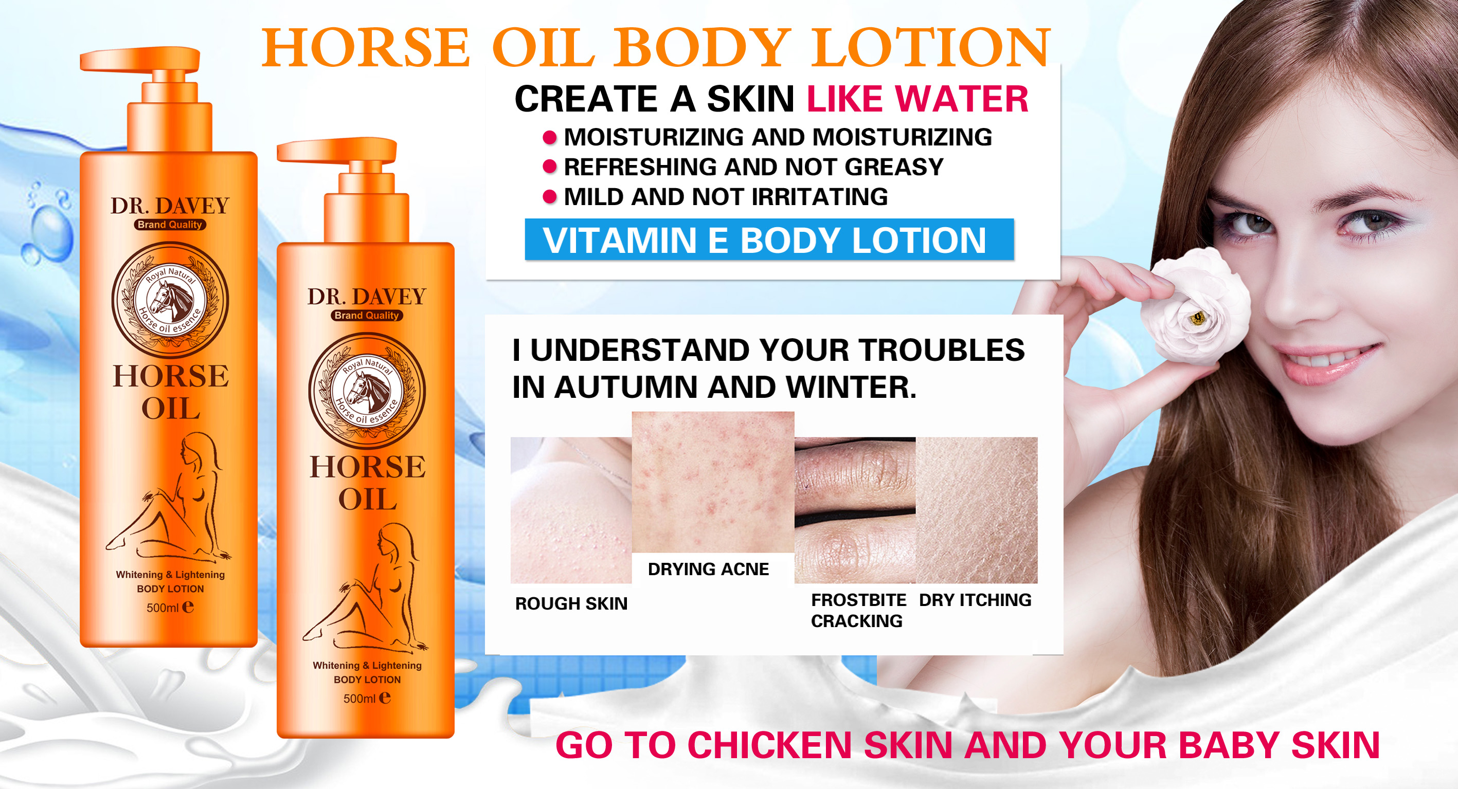 Horse Oil Body Lotion