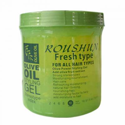 natural long-lasting olive powerful styling gel