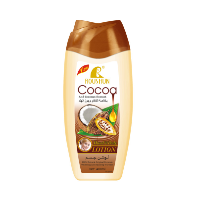  Cocoa lotion .
