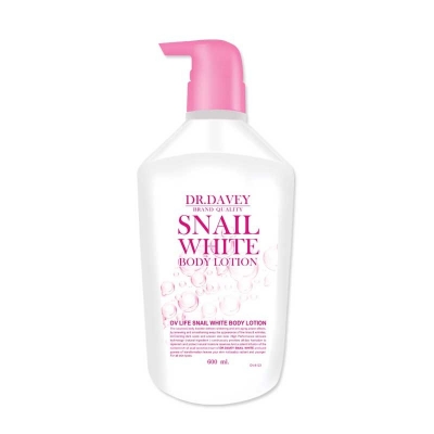  DR.DAVEY snail white body lotion natural ingredient Brightening Moisturizing Soothe Skin anti-aging 600ml .