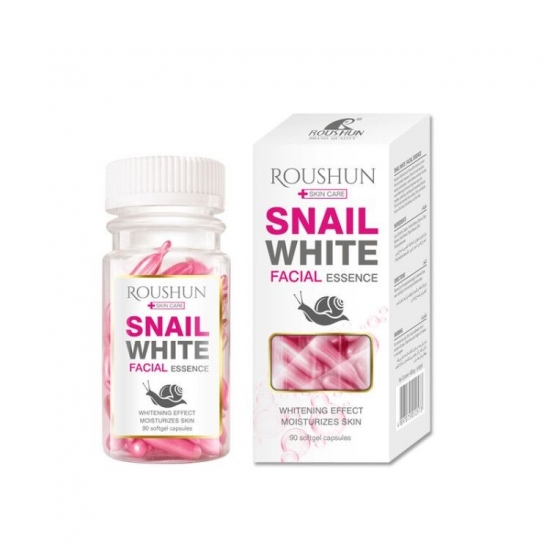  ROUSHUN Face Oil Anti Aging Nourishing Serum snail white Serum For Face Capsule OEM private label .