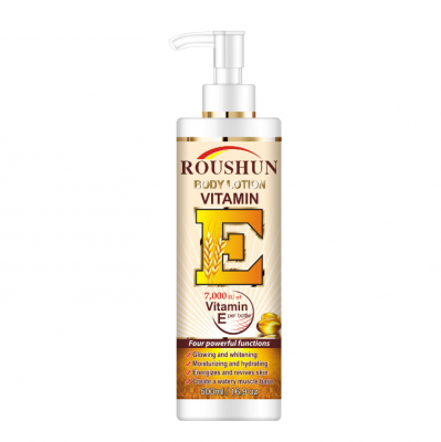  ROUSHUN Private Label Vitamin E Body Lotion Moisturizing Whitening Skin Anti-aging Lotion .