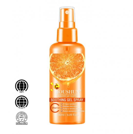  ROUSHUN Private Label vitamin c soothing gel spray,Water Facial Mist Face Toner Spray for Face .