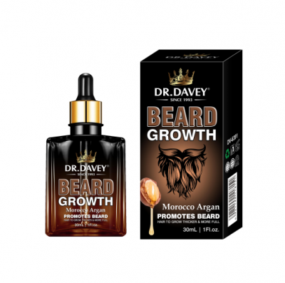  Private LabeI DR DAVEY ARGAN BEARD GROWTH OIL .