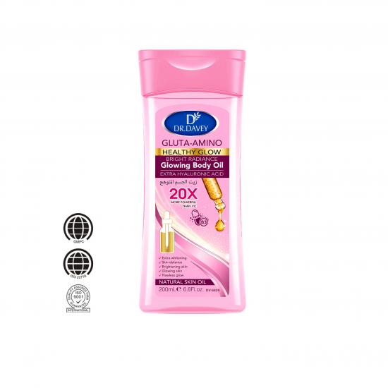  Gluta-amino Healthy Glow Glowing Body Oil .