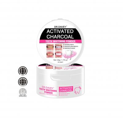  Avtivated charcoal teeth whitening powder .