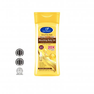  Gluta-nia health glow bleaching body oil .