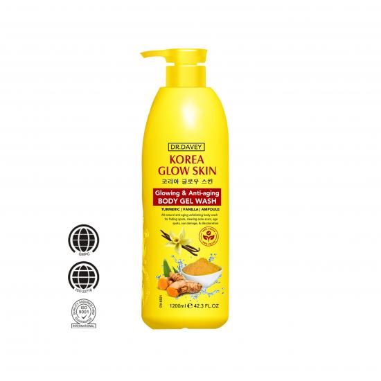  Korea glow skin glowing & anti-aging body gel wash .