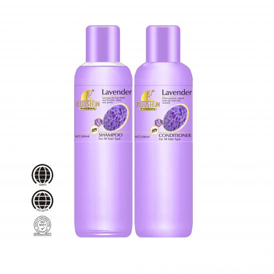  ROUSHUN Lavender Shampoo & Conditioner Set (500mL each) .