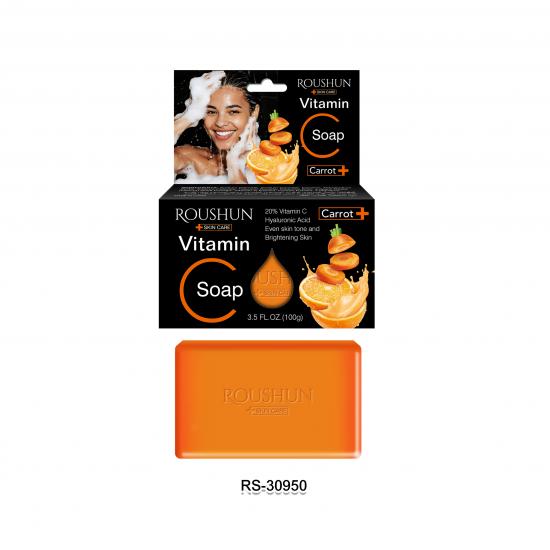  ROUSHUN Vitamin C Carrot Body Soap .