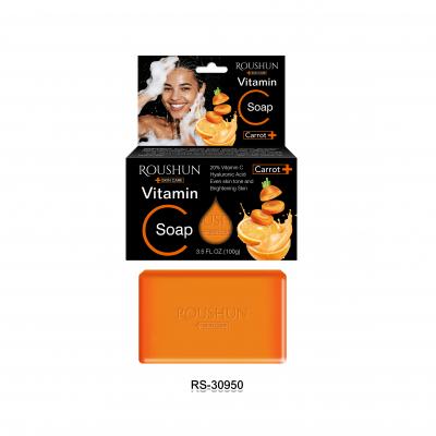  ROUSHUN Vitamin C Carrot Body Soap .