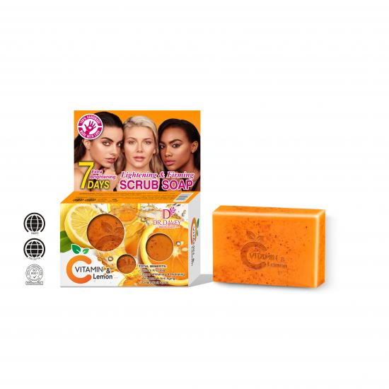  Vitamin C & Lemon Lightening & Firming Scrub Soap .