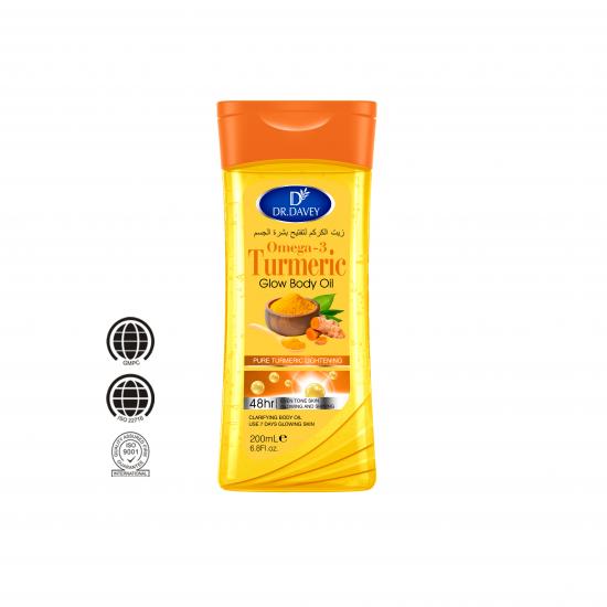  Omega-3 turmeric glow body oil .