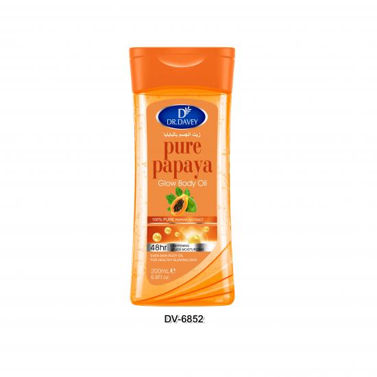  DR.DAVEY  Pure Papaya Glow Body Oil .