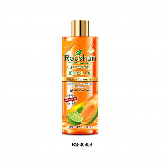  ROUSHUN Glowing Herbal Oil Papaya Calamansi Body Oil .