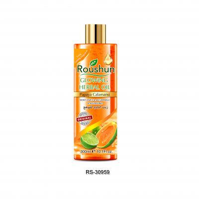  ROUSHUN Glowing Herbal Oil Papaya Calamansi Body Oil .
