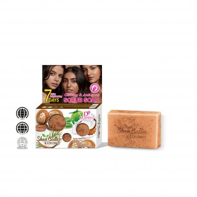  Shea Butter & Coconut Glowing & Anti-spots Scrub Soap .