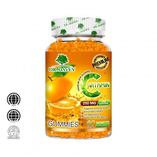  DR.DAVEY Vitamin C Gummies (250mg per serving) .