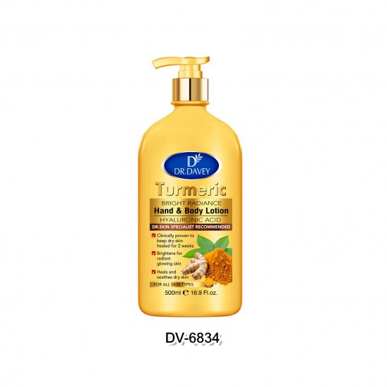  Turmeric  Hyaluronic Acid Bright Radiance Hand & Body Lotion .