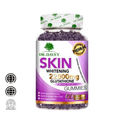  DR.DAVEY Skin Whitening 22000mg Glutathione Gummies .